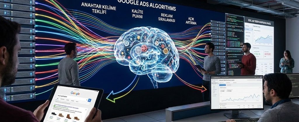 Google Reklam Algoritması İşleyişi Görseli