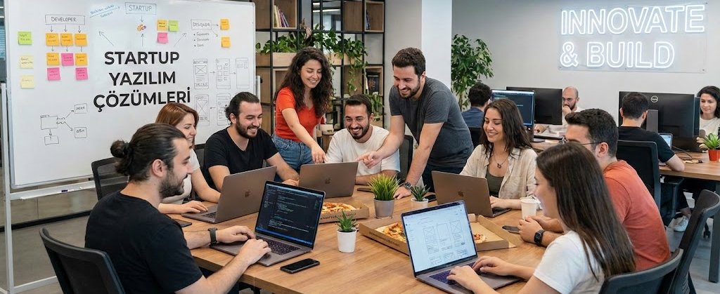 Startup Yazılım Geliştirme Görseli