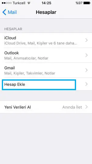 IOS Mail Kurulumu
